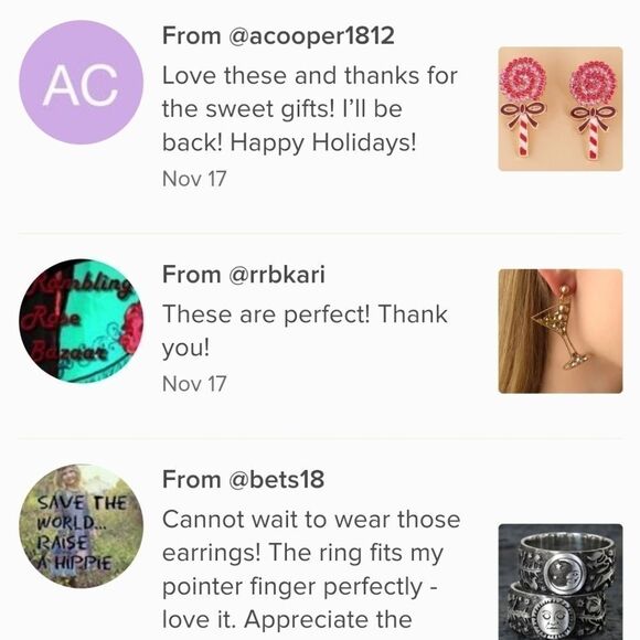 Cb#5 CHRISTMAS LOLLIPOPS  RHINESTONE EARRINGS - Picture 7 of 9